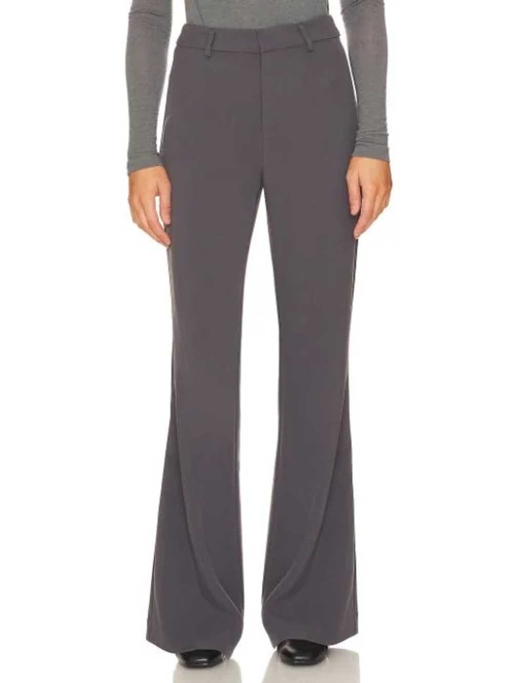 Bardot Charcoal Gray High-Waist Flared SLIM Size Large